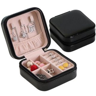 Hộp đựng trang sức da PU 10x10cm