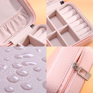 Hộp đựng trang sức da PU 10x10cm