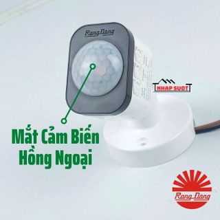 Mắt Cảm Biến Chuyển Động Hồng Ngoại Của Rạng Đông 300W Có Thể Điều Chỉnh Góc Cảm Biến (Model: CT01.PIR 300W) giá sỉ