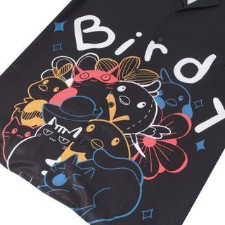 ÁO SƠMI BIRDY CAT & BIRDY FUNNI DESIGN SHIRT/Black