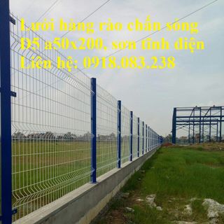Lưới thép hàng rào chấn sóng D5a50x200, D6a50x100, D6a50x200 Sơn tĩnh điện