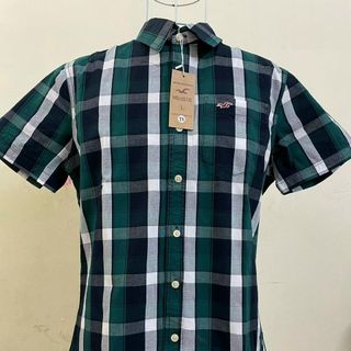Áo sơ mi caro nam HOSLITER tay dài kẻ sọc vải thoáng mát công sở