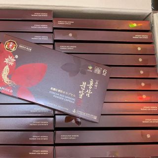 Hồng sâm Hàn Quốc BIO nguyên chất 100% dạng viên hộp 60 viên 250 mg