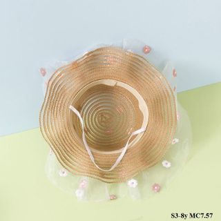Mũ cói ren S3-8y MC7.57