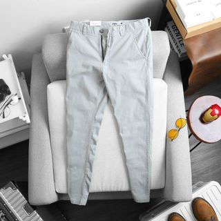 Quần kaki dài Hàn Quốc vải co giãn, dày dặn và mềm mịn mẫu mới 2023