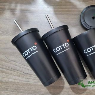 Ly Giữ Nhiệt Inox Kèm Ống Hút In Khắc logo Quảng Bá Thương Hiệu