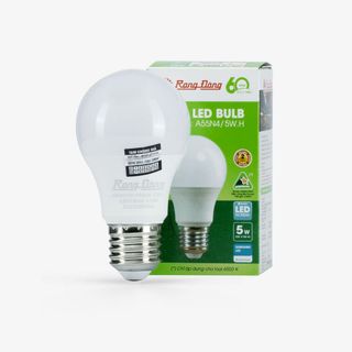 (Chính Hãng) Rạng Đông Bóng đèn LED BULB tròn 5W - Trắng, Vàng