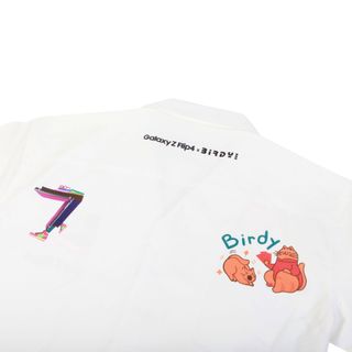 ÁO SƠMI BIRDY COLLAB SAMSUNG SHIRT/White