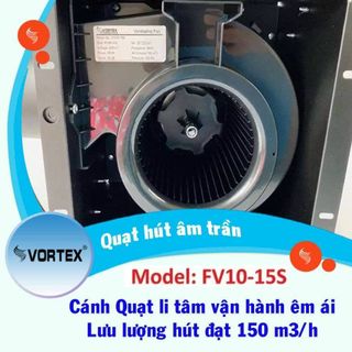 Quạt hút âm trần Vortex FV10-15S