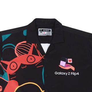 ÁO SƠMI BIRDY COLLAB SAMSUNG SHIRT/Black