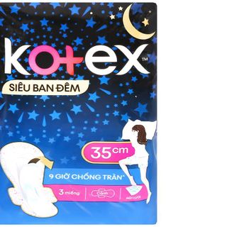 Băng vệ sinh ban đêm Kotex Style chống tràn 3 miếng 35cm giá sỉ