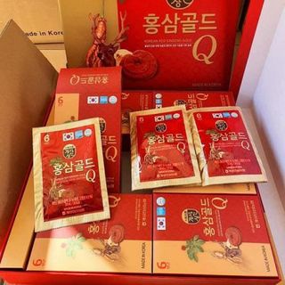 Nước hồng sâm linh chi nhung hươu Q GOLD 30 gói