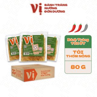 Bánh Tráng Tỏi Ớt Vị Túi Túi Mini 80g - Đặc Sản Đơn Dương giá sỉ