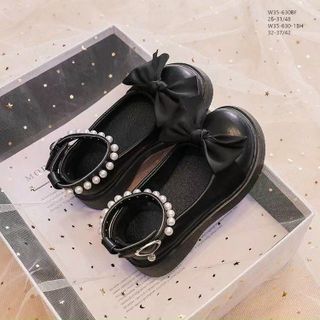 Giày búp bê trẻ em nơ quai ngọc xinh xắn W35