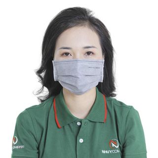 Khẩu trang y tế 4 lớp màu xám (giấy lọc) - Ny Protect Mask - Như Ý Company giá sỉ