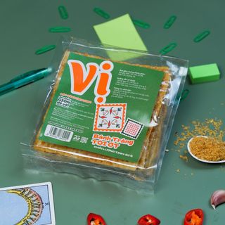 Bánh Tráng Tỏi Ớt Vị Túi Túi Mini 80g - Đặc Sản Đơn Dương