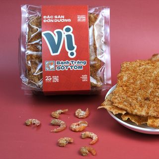 Bánh Tráng Sốt Tôm Vị Túi 125g - Đặc Sản Đơn Dương