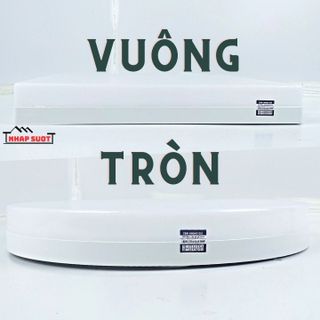 Đèn LED Ốp Trần Nổi 30W Rạng Đông Đế Nhôm, Thiết Kế Tràn Viền IP54 (Vuông/Tròn) - LN12