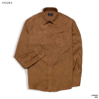 ÁO SƠ MI TAY DÀI NHUNG TĂM AKUBA 01M0640