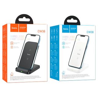 Đế sạc nhanh không dây 3in1 Hoco CW38 15W, dành cho điện thoại, tai nghe TWS, đồng hồ thông minh