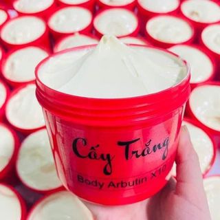 500g Kem Body Cấy Trắng Arbutin x10 Kháng Nước 100% (tặng que thoa kem)