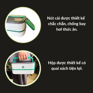 Hộp Cơm 2 Tầng SUS 304