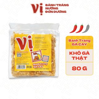 Bánh Tráng Gà Cay Vị Túi Mini 80g - Đặc Sản Đơn Dương