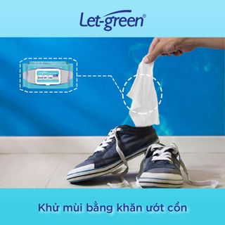 Khăn ướt cồn Let-green 10 miếng