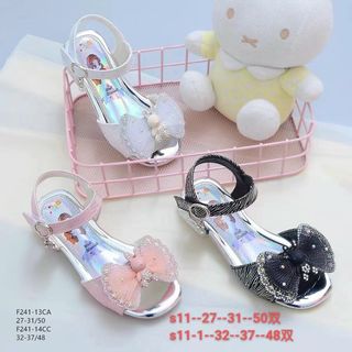 Giày búp bê trẻ em phong cách công chúa đính nơ xinh xắn F241