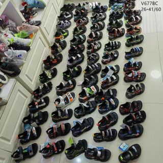 Sandal trẻ em quai ngang dán đế mềm êm chân V677