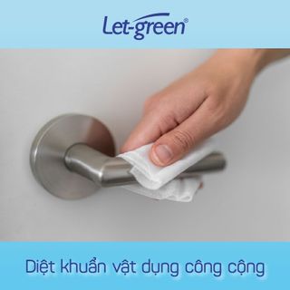 Khăn ướt cồn Let-green 1 miếng
