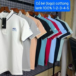 Áo polo nam thể thao chất vải thun cá sấu phối sọc viền tay cổ bẻ