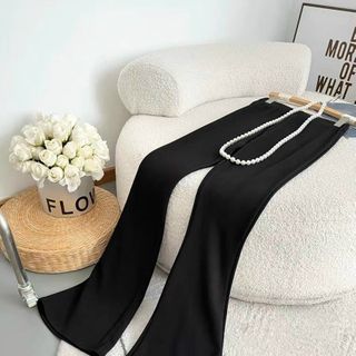 Quần nữ ống loe dáng dài cạp cao co giãn 4 chiều