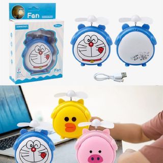 Quạt mini để bàn hình thú dễ thương