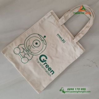Túi Canvas in ấn logo theo yêu cầu - Túi đựng dùng cho nam lẫn nữ