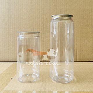 Bình Nhựa Nắp Nhôm - Lon nhựa Trà Sữa 350ml/500ml