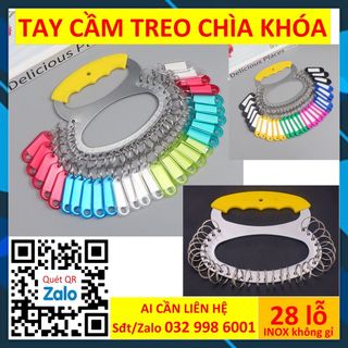Tay cầm thẻ chìa khóa 36 lỗ Móc khóa Key tag Combo 50 Thẻ nhựa đánh dấu vali hành lý Móc chìa khóa tag name magic