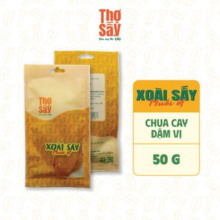 Xoài Sấy Muối Ớt Thợ Sấy - Túi 50g