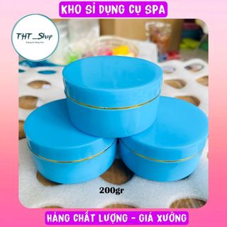 Combo 50 Hủ chiết kem body cao cấp [màu xanh dương] 200g giá sỉ