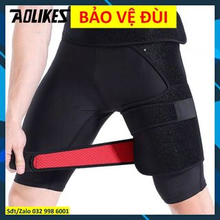 Quấn đùi Đai bó đùi Đai bảo vệ đùi chống căng cơ chính hãng Aolikes 7956 7958 Quấn bảo vệ đùi magic giá sỉ