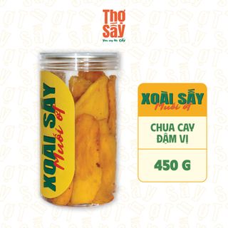 Xoài Sấy Muối Ớt Thợ Sấy - Hũ 450g