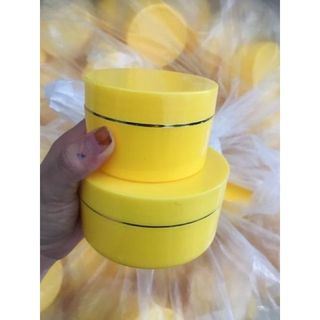 hủ đựng kem body 150gr [màu vàng]