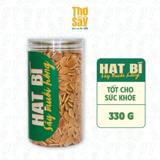 Hạt Bí Sấy Muối Hồng Thợ Sấy - Hũ 330g