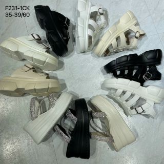 Dép Sandal nữ quai mềm đế cao su mềm êm chân F231