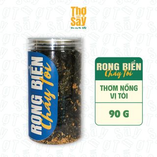 Rong Biển Cháy Tỏi Thợ Sấy - Hũ 90g