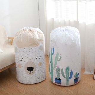 HL044- Túi đựng chăn màn túi đựng quần áo mền gối cỡ lớn 135L dây rút nhựa Peva chống thấm ẩm mốc bụi bẩn cực tốt giá sỉ