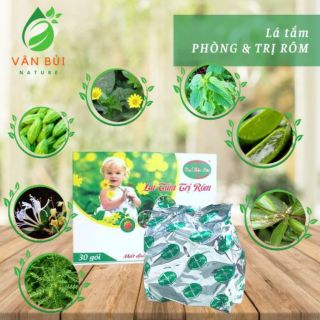 [30gói ] lá tắm trị rôm cho thiên thần nhỏ thảo dược dạ thảo liên