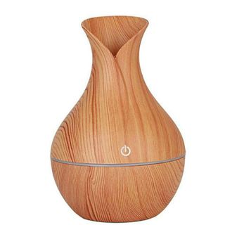 Máy xông tinh dầu, phun sương tạo ẩm màu vân gỗ