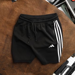 Quần short thun thể thao nam, quần đùi nam, Chất thun thể thao poly 2da chính phẩm, logo thêu Full, khoá zip xịn size từ 50kg - 88kg
