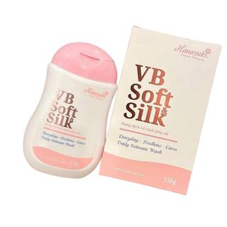 Dung dịch vệ sinh phụ nữ VB Soft Silk 150g màu hồng